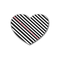 Selina Zebra Rubber Coaster (heart)  by Contest580383