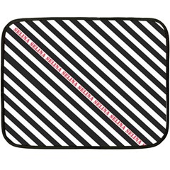 Selina Zebra Double Sided Fleece Blanket (mini)  by Contest580383