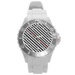 Selina Zebra Round Plastic Sport Watch (l) by Contest580383