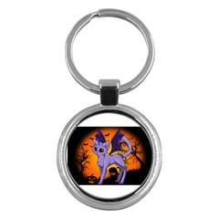 Seruki Vampire Kitty Cat Key Chains (round)  by Seruki