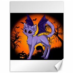 Seruki Vampire Kitty Cat Canvas 36  X 48   by Seruki