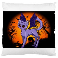 Seruki Vampire Kitty Cat Standard Flano Cushion Cases (two Sides)  by Seruki