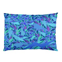 Blue Confetti Storm Pillow Cases (two Sides) by KirstenStar