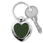 Cute Pretty Elegant Pattern Key Chains (Heart)  Front