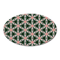 Cute Pretty Elegant Pattern Oval Magnet by GardenOfOphir