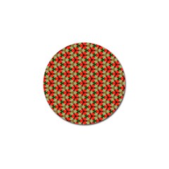 Lovely Trendy Pattern Background Pattern Golf Ball Marker by GardenOfOphir