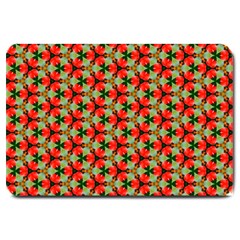 Lovely Trendy Pattern Background Pattern Large Doormat  by GardenOfOphir