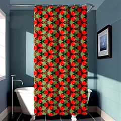 Lovely Trendy Pattern Background Pattern Shower Curtain 36  X 72  (stall)  by GardenOfOphir