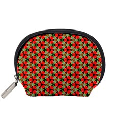 Lovely Trendy Pattern Background Pattern Accessory Pouches (small)  by GardenOfOphir