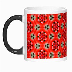 Lovely Orange Trendy Pattern  Morph Mugs by GardenOfOphir