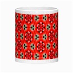 Lovely Orange Trendy Pattern  Morph Mugs Center