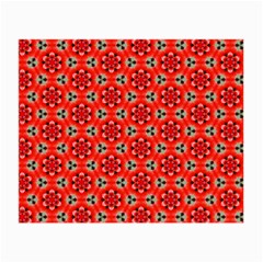 Lovely Orange Trendy Pattern  Small Glasses Cloth