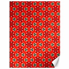 Lovely Orange Trendy Pattern  Canvas 36  X 48   by GardenOfOphir