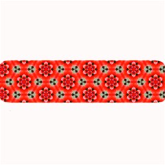 Lovely Orange Trendy Pattern  Large Bar Mats by GardenOfOphir