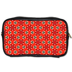 Lovely Orange Trendy Pattern  Toiletries Bags 2-Side