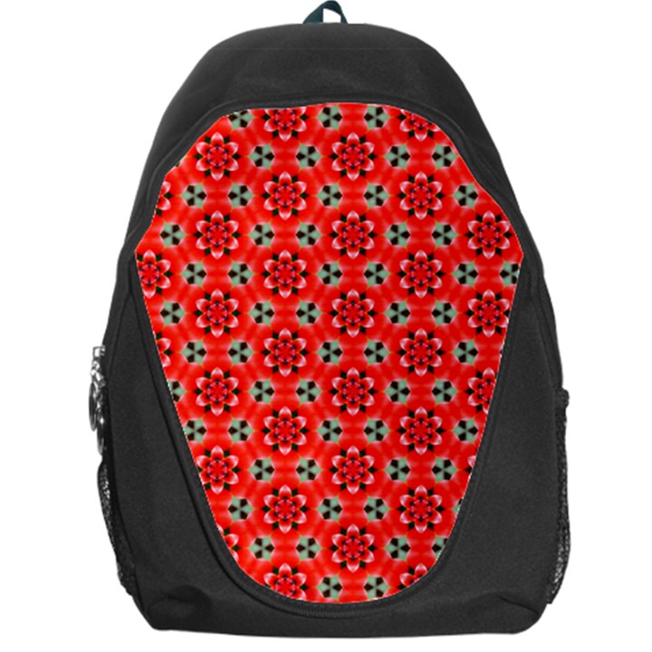 Lovely Orange Trendy Pattern  Backpack Bag