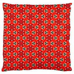 Lovely Orange Trendy Pattern  Large Flano Cushion Cases (one Side)  by GardenOfOphir