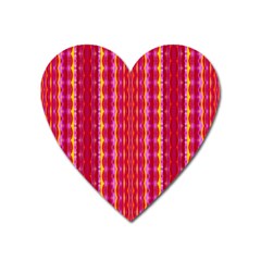 Cute Pretty Elegant Pattern Heart Magnet