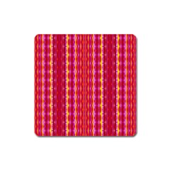 Cute Pretty Elegant Pattern Square Magnet