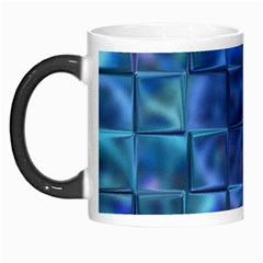 Blue Squares Tiles Morph Mugs