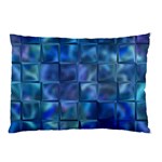 Blue Squares Tiles Pillow Cases (Two Sides) Front