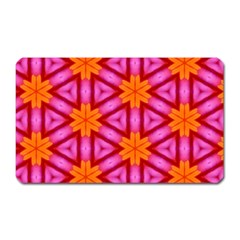 Cute Pretty Elegant Pattern Magnet (rectangular) by GardenOfOphir