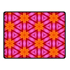 Cute Pretty Elegant Pattern Double Sided Fleece Blanket (small) 