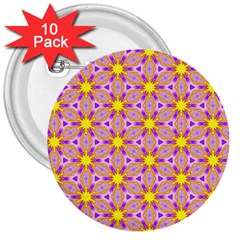 Cute Pretty Elegant Pattern 3  Buttons (10 pack) 