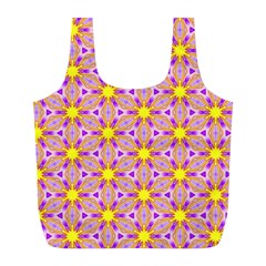 Cute Pretty Elegant Pattern Full Print Recycle Bags (L) 