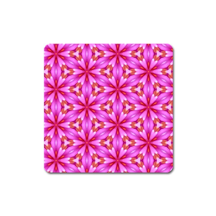 Cute Pretty Elegant Pattern Square Magnet