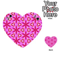 Cute Pretty Elegant Pattern Playing Cards 54 (heart)  by GardenOfOphir