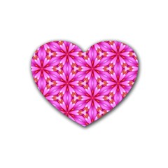 Cute Pretty Elegant Pattern Heart Coaster (4 Pack) 