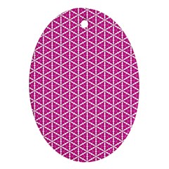 Cute Pretty Elegant Pattern Ornament (Oval) 