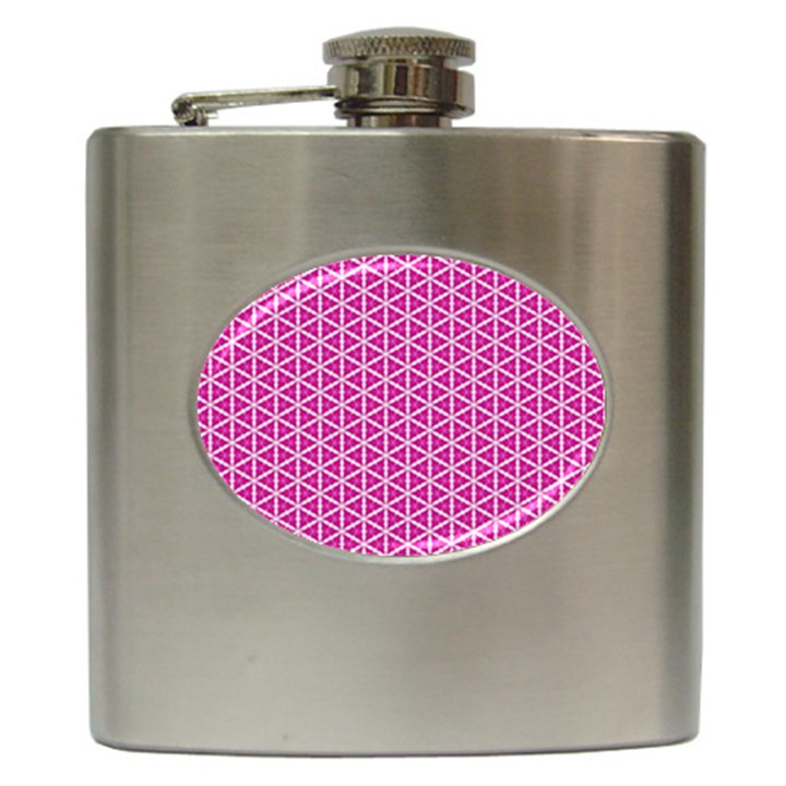 Cute Pretty Elegant Pattern Hip Flask (6 oz)