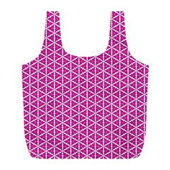 Cute Pretty Elegant Pattern Full Print Recycle Bags (L) 