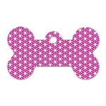 Cute Pretty Elegant Pattern Dog Tag Bone (Two Sides) Front