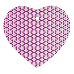 Cute Pretty Elegant Pattern Ornament (Heart) 