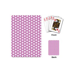 Cute Pretty Elegant Pattern Playing Cards (Mini) 