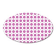 Cute Pretty Elegant Pattern Oval Magnet by GardenOfOphir