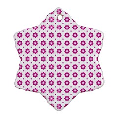 Cute Pretty Elegant Pattern Ornament (snowflake) 