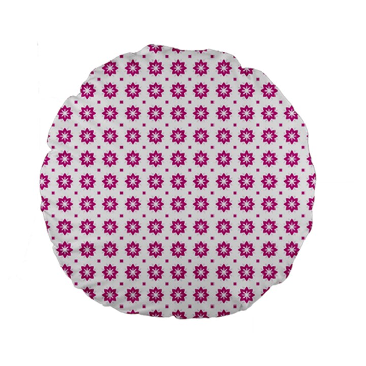 Cute Pretty Elegant Pattern Standard 15  Premium Round Cushions