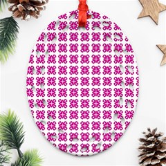 Cute Pretty Elegant Pattern Ornament (oval Filigree) 