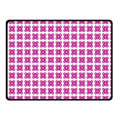 Cute Pretty Elegant Pattern Double Sided Fleece Blanket (small) 