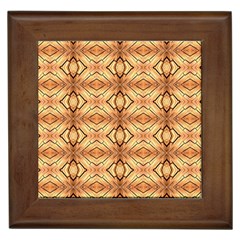 Faux Animal Print Pattern Framed Tiles by GardenOfOphir