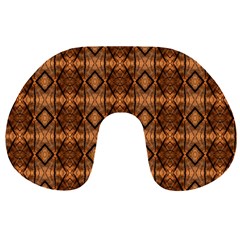 Faux Animal Print Pattern Travel Neck Pillows by GardenOfOphir