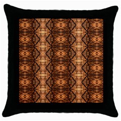 Faux Animal Print Pattern Throw Pillow Cases (black) by GardenOfOphir