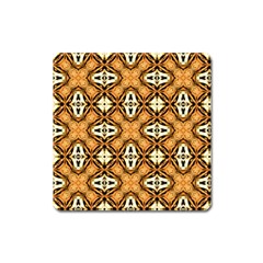 Faux Animal Print Pattern Square Magnet