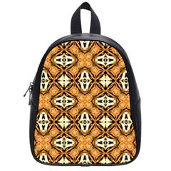 Faux Animal Print Pattern School Bags (small) 