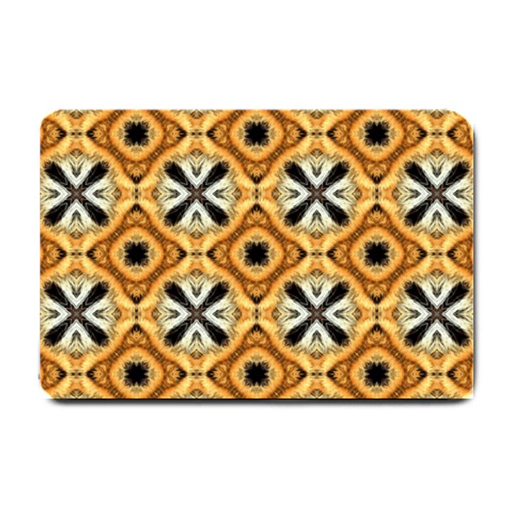 Faux Animal Print Pattern Small Doormat 