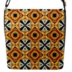 Faux Animal Print Pattern Flap Messenger Bag (s)